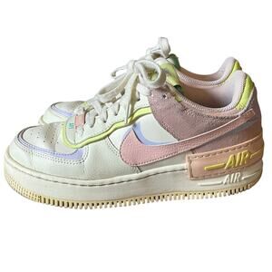 Nike Air Force 1 Shadow Pastel Pink, Yellow, Lavender Unreleased Rare Sneakers